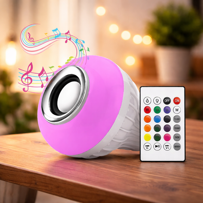 Ultra Żarówka™ – Inteligentne Światło RGB z Głośnikiem Bluetooth i Pilotem